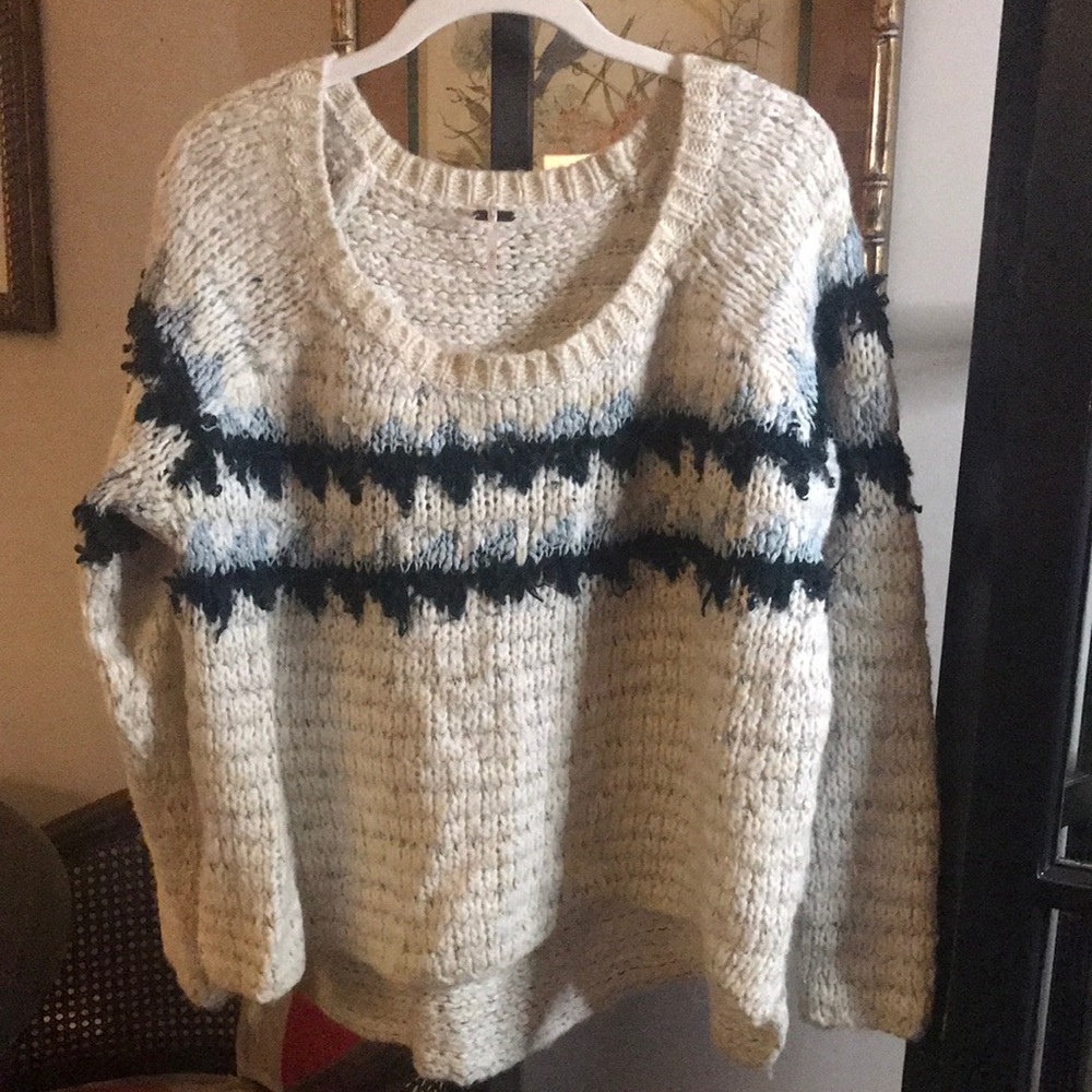 Free people sweater. Loose.